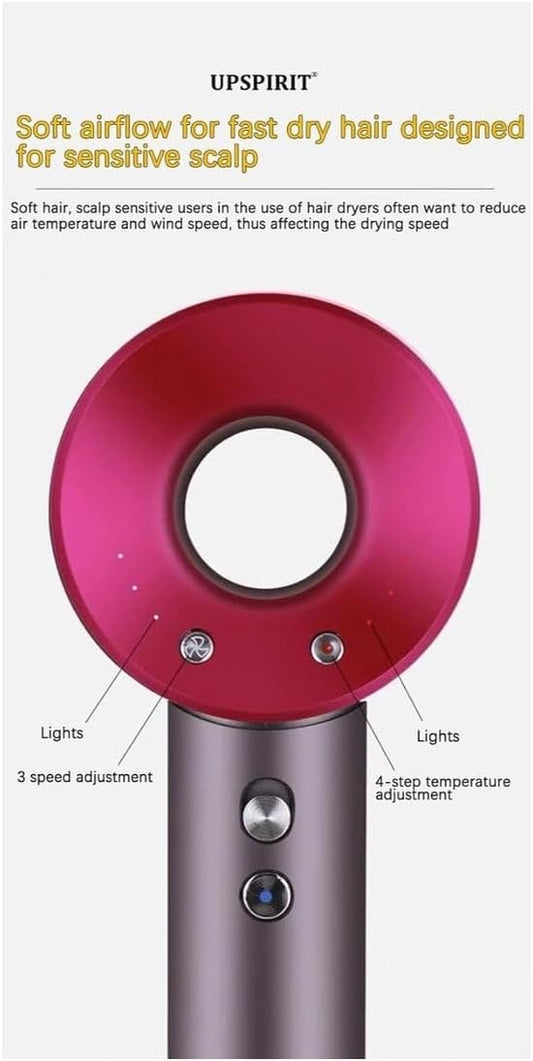 Hair Dryer, Lightweight Ionic Blow Dryer