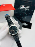 Tissot with leather strap all chorongraph working