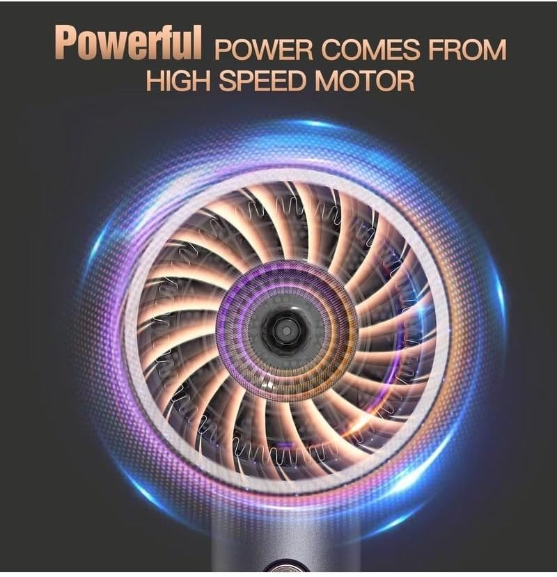 Hair Dryer, Lightweight Ionic Blow Dryer